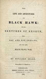 Front cover of The life and adventures of Black Hawk by Benjamin Drake