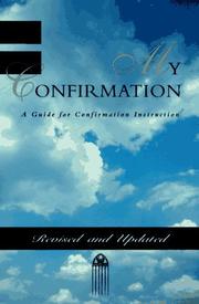 Front cover of My confirmation by United Church of Christ