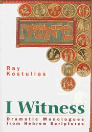 Cover of I witness by Ray Kostulias