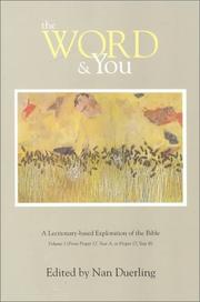 Front cover of The Word and You: A Lectionary-Based Exploration of the Bible, Volume 3 by Nan Duerling