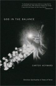 Front cover of God in the balance by Carter Heyward