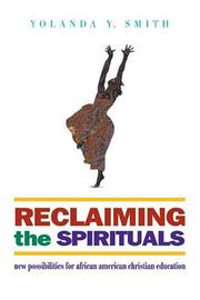 Front cover of Reclaiming the Spirituals by Yolanda Y. Smith