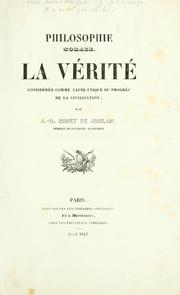Front cover of Philosophie morale by Jean-David Gimet de Joulan