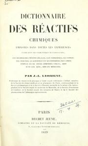 Front cover of Dictionnaire des réactifs chimiques by Jean Louis Lassaigne