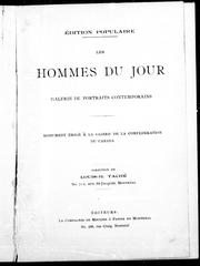 Front cover of Les hommes du jour by John Francis Waters