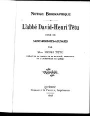 Cover of Notice biographique by Henri Têtu