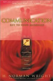 Cover of Communication by H. Norman Wright