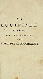 Front cover of La luciniade, poe en dix chants by Jean François Sacombe