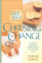 Front cover of Choosing to change by Carole Lewis