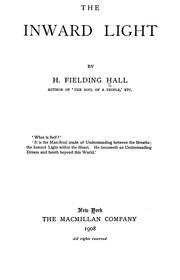 Front cover of The inward light by H. Fielding