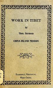 Cover of Work in Tibet by Unknown