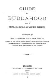 Cover of Guide to Buddahood [sic] by Hsüan fo pʹu.
