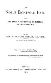 Cover of The noble eightfold path by William St. Clair Tisdall