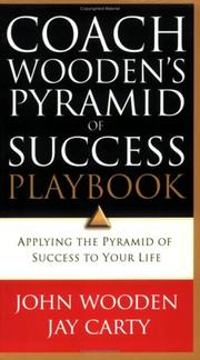 Cover of Coach Wooden's pyramid of success playbook by John Wooden