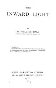 Front cover of The inward light by H. Fielding