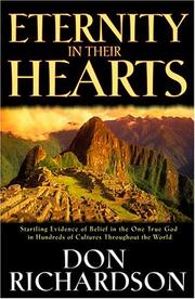 Front cover of Eternity in Their Hearts by Don Richardson
