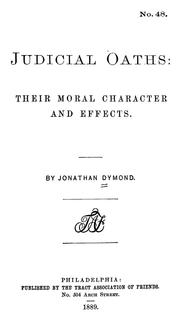 Cover of Oaths by Jonathan Dymond