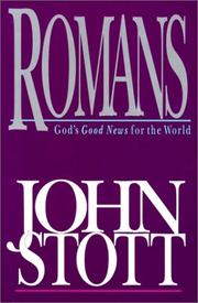 Cover of Romans by John R. W. Stott
