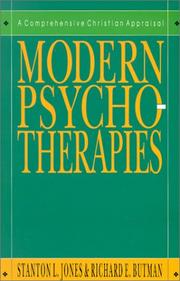 Front cover of Modern psychotherapies by Stanton L. Jones