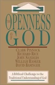 Cover of The openness of God by Clark H. Pinnock
