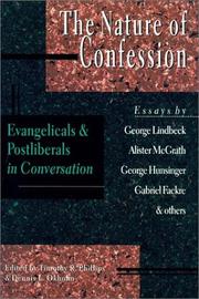 Front cover of The nature of confession by George A. Lindbeck