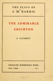Cover of The Admirable Crichton by J. M. Barrie