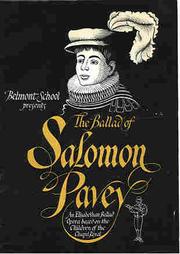 Front cover of The ballad of Salomon Pavey by Jeremy James Taylor