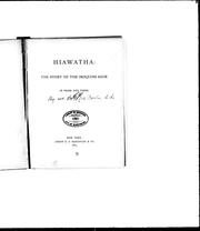 Cover of Hiawatha by Benjamin F. DeCosta