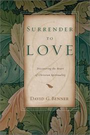 Cover of Surrender to Love by David G. Benner