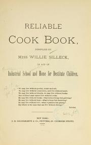 Front cover of Reliable cook book by Silleck, Willie Miss
