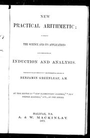 Cover of New practical arithmetic by Henry B. Maglathlin