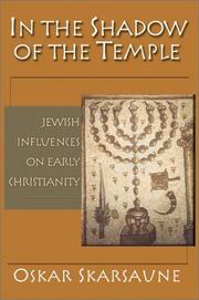 Front cover of In the Shadow of the Temple by Oskar Skarsaune
