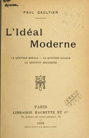 Cover of L'idéal moderne by Paul Gaultier