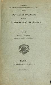 Cover of Enquêtes et documents relatifs a l'enseignement supérieur by France. Ministère de l'éducation nationale