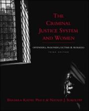 Front cover of The criminal justice system and women by Barbara R. Price