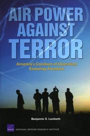 Cover of Air Power Against Terror by Benjamin S. Lambeth