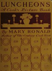 Cover of Luncheons by Mary Ronald