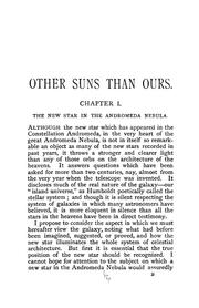 Front cover of Other suns than ours by Richard A. Proctor