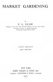 Front cover of Market gardening by Frederick Loring Yeaw
