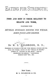Front cover of Eating for strength by M. L. Holbrook