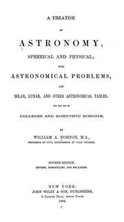 Cover of A treatise on astronomy, spherical and physical by William A. Norton