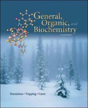 Front cover of General, organic, and biochemistry by K. J. Denniston