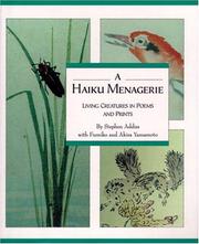Cover of A Haiku menagerie by Stephen Addiss