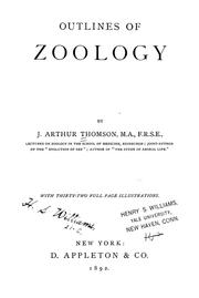 Front cover of Outlines of zoology by Unknown