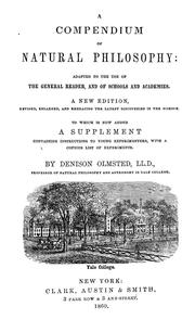 Cover of A compendium of natural philosophy by Denison Olmsted