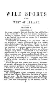 Cover of Wild sports of the West of Ireland by W. H. (William Hamilton) Maxwell