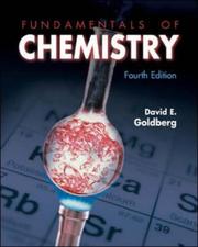 Front cover of Fundamentals of chemistry by Goldberg, David E.