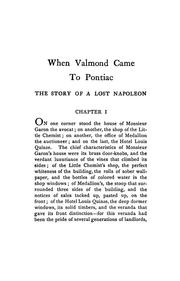 Front cover of When Valmond came to Pontiac by Gilbert Parker