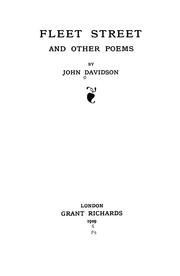 Cover of Fleet Street by John Davidson