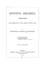 Cover of Gustavus Adolphus by Frederick Pfander Swinborne